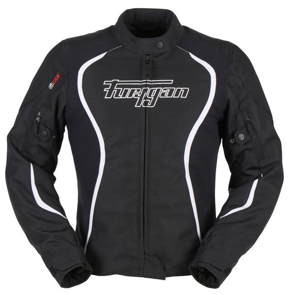 Furygan Odessa Motorcycle Jacket - Black / WhiteRef: FU1266