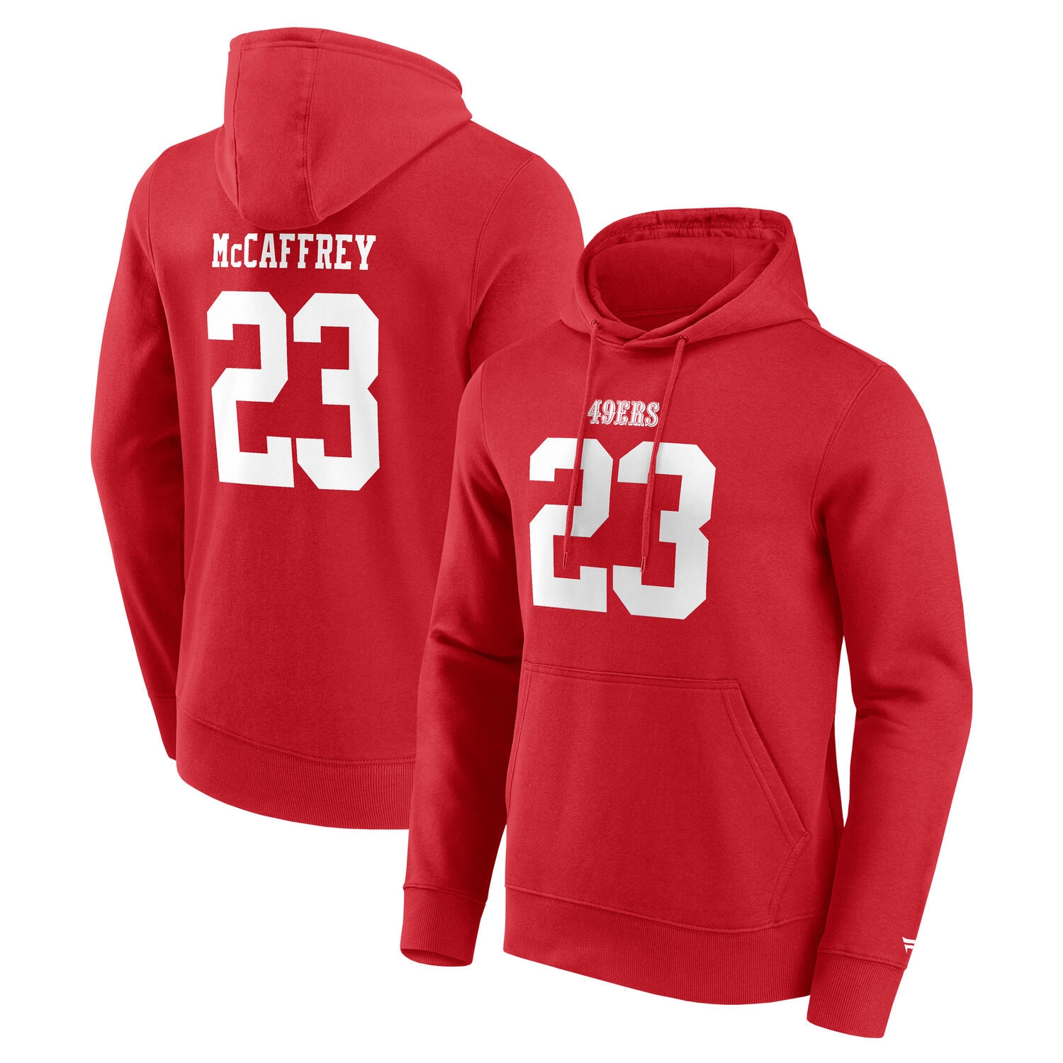 Christian McCaffrey #23 San Francisco 49ers Player NFL Hoodie Red