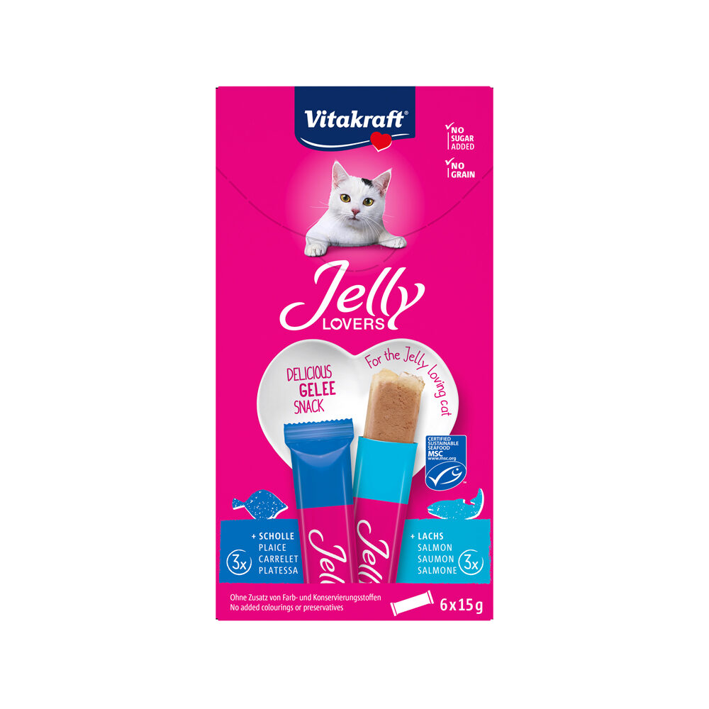 Vitakraft Jelly Lovers - Chicken and turkey - 6 x 15 g