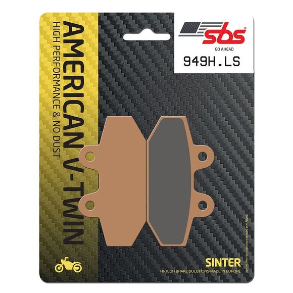 SBS 949H.LS Sinter Sintered Metal Rear Brake PadsRef: 949H.LS / 949040