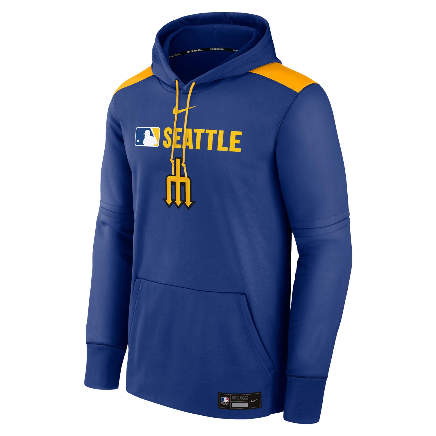Seattle Mariners 2025 City Connect MLB Authentic Therma Hoodie Blue