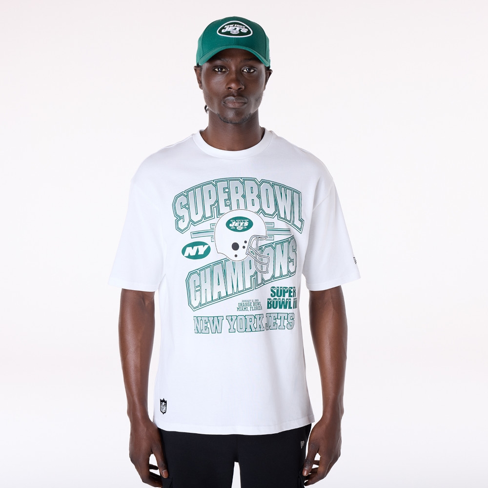 New York Jets Super Bowl III Champs Oversized NFL T-Shirt Black