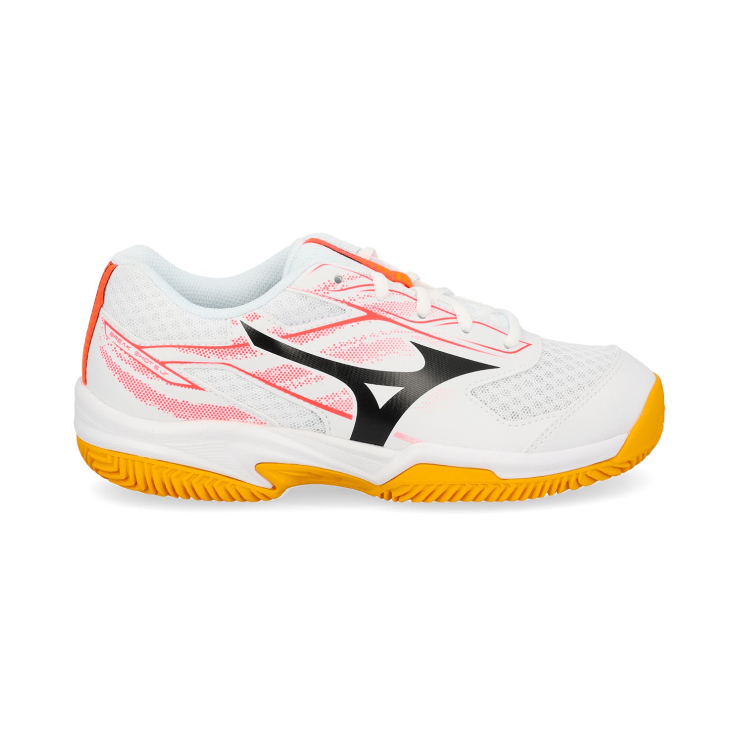 Mizuno Break Shot 5 CC 61GC2555 Junior WHITE/CORAL/CITRUS
