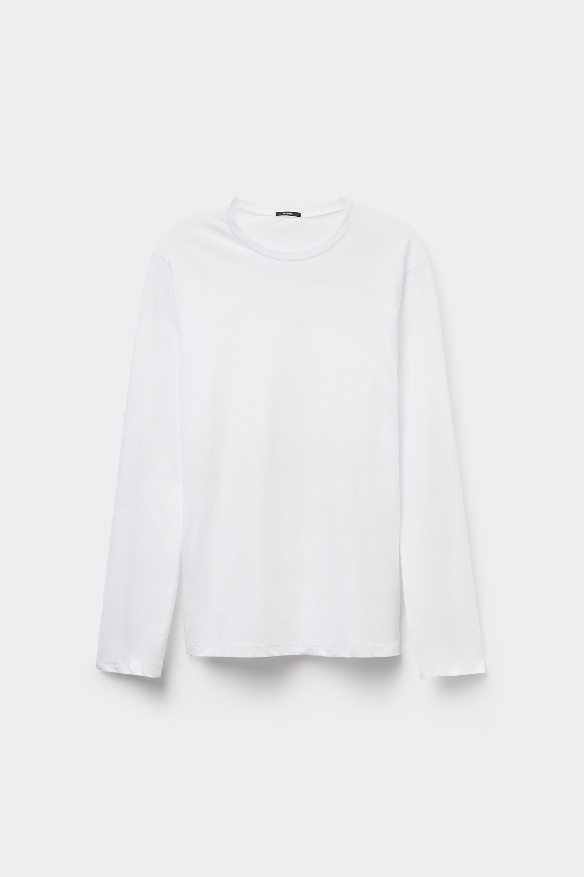 100% Cotton Top with Long Sleeves and Rounded Neck