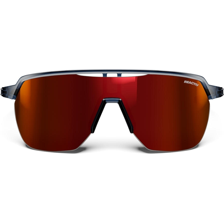 Julbo Frequency Sunglasses - Translucent Blue/Black - Reactive 0-3 High Contrast