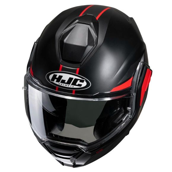 Casque modulable HJC I100 - BEIS - Noir / RougeRef : HJ1038