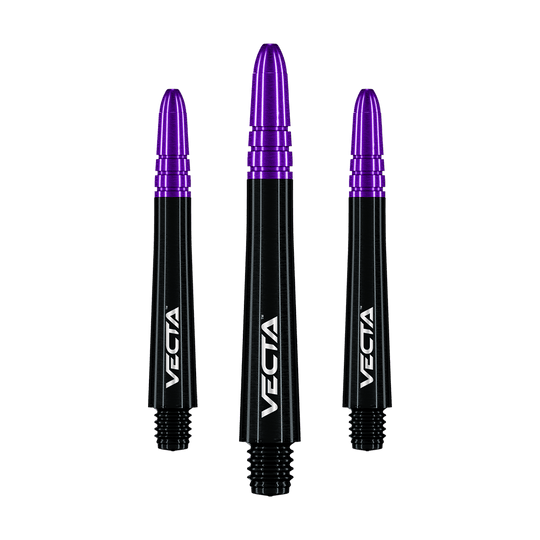 Winmau Vecta Shafts - Schwarz Lila