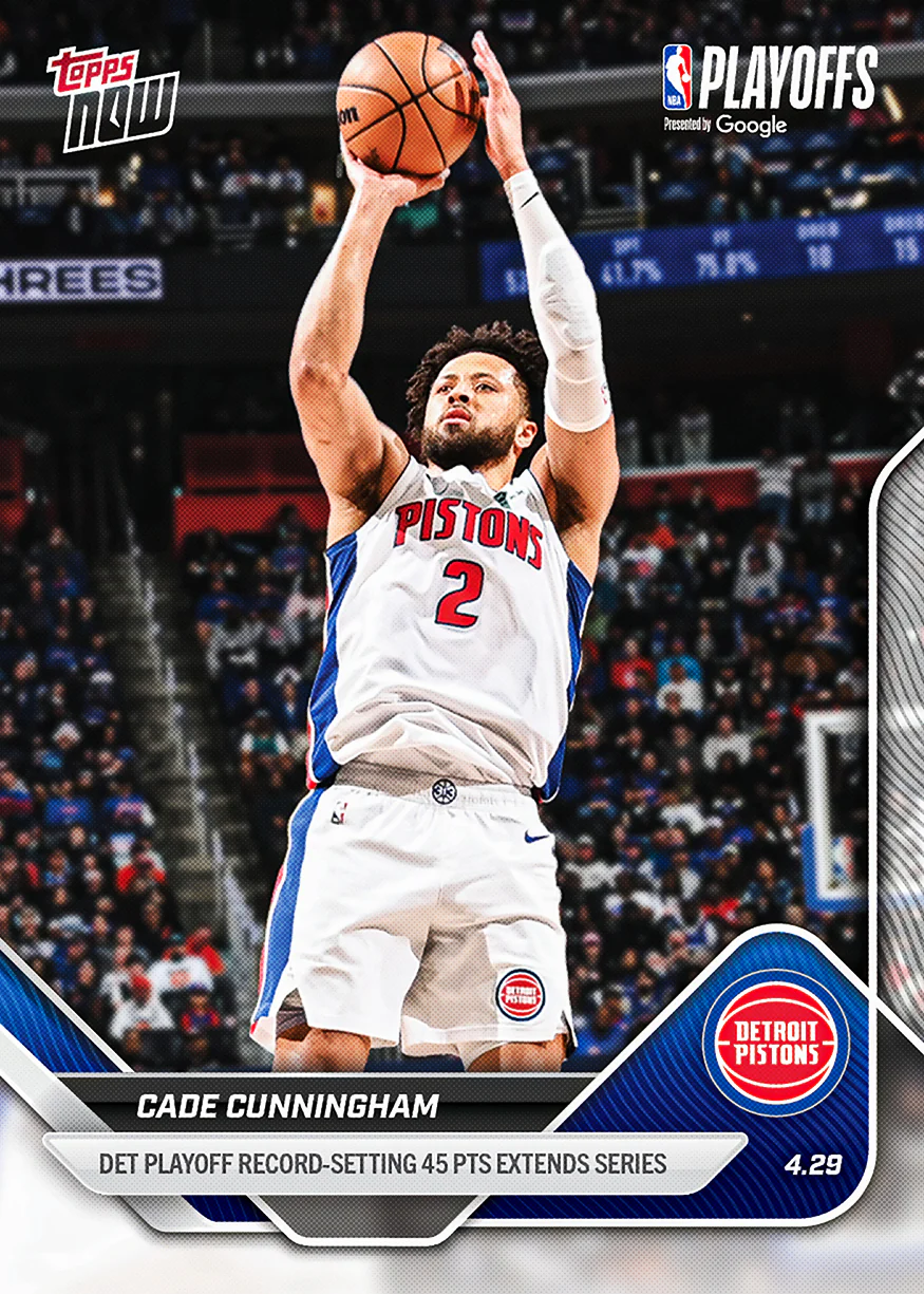 Cade Cunningham - 2025-26 NBA Topps NOW® - Card 284