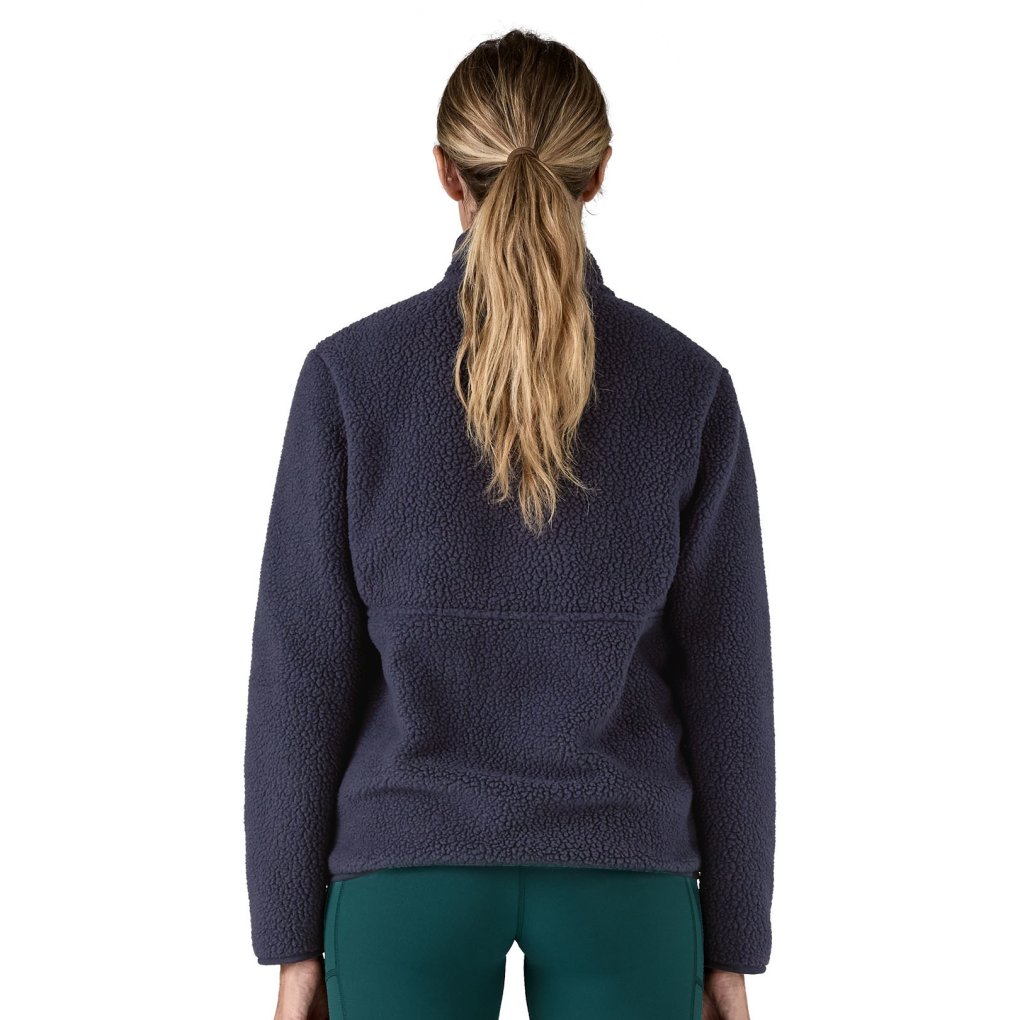 Patagonia Retro Pile Marsupial Fleece Pullover Women - Sunken Blue
