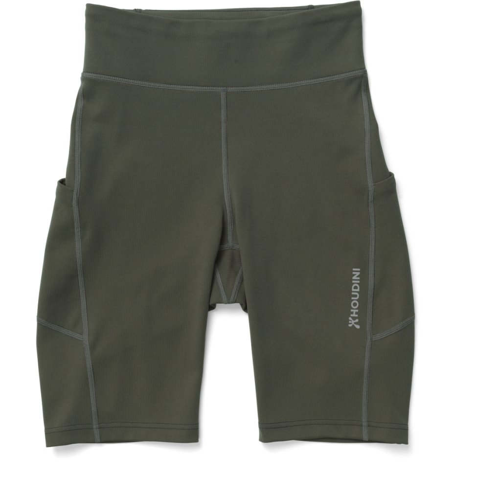 Houdini Adventure Short Tights Women - Baremark Green