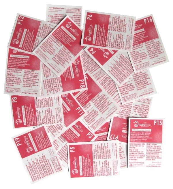 Panini Euro 2008 Swiss Poster Stickers P1-P20