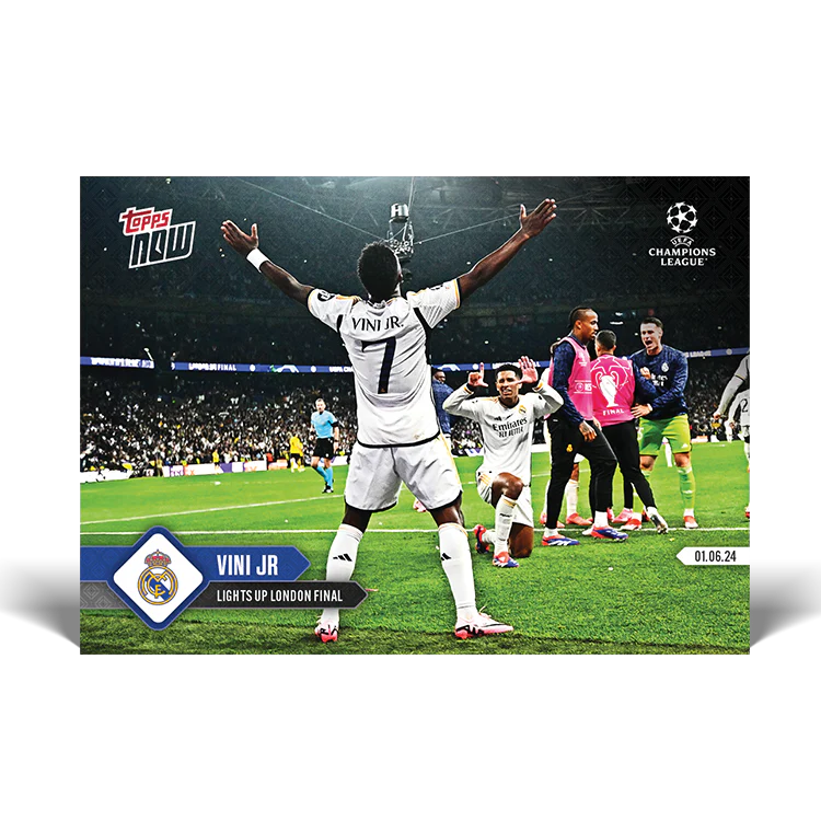 Viní Jr - Lights up London final - 23/24 UCL TOPPS NOW® Card 133