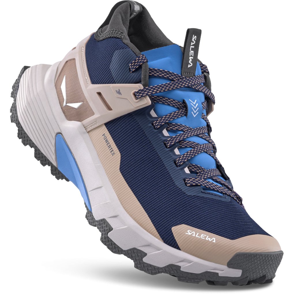 Salewa Pedroc 2 Mid Powertex Hiking Shoes Women - navy blazer/quicksand 3972