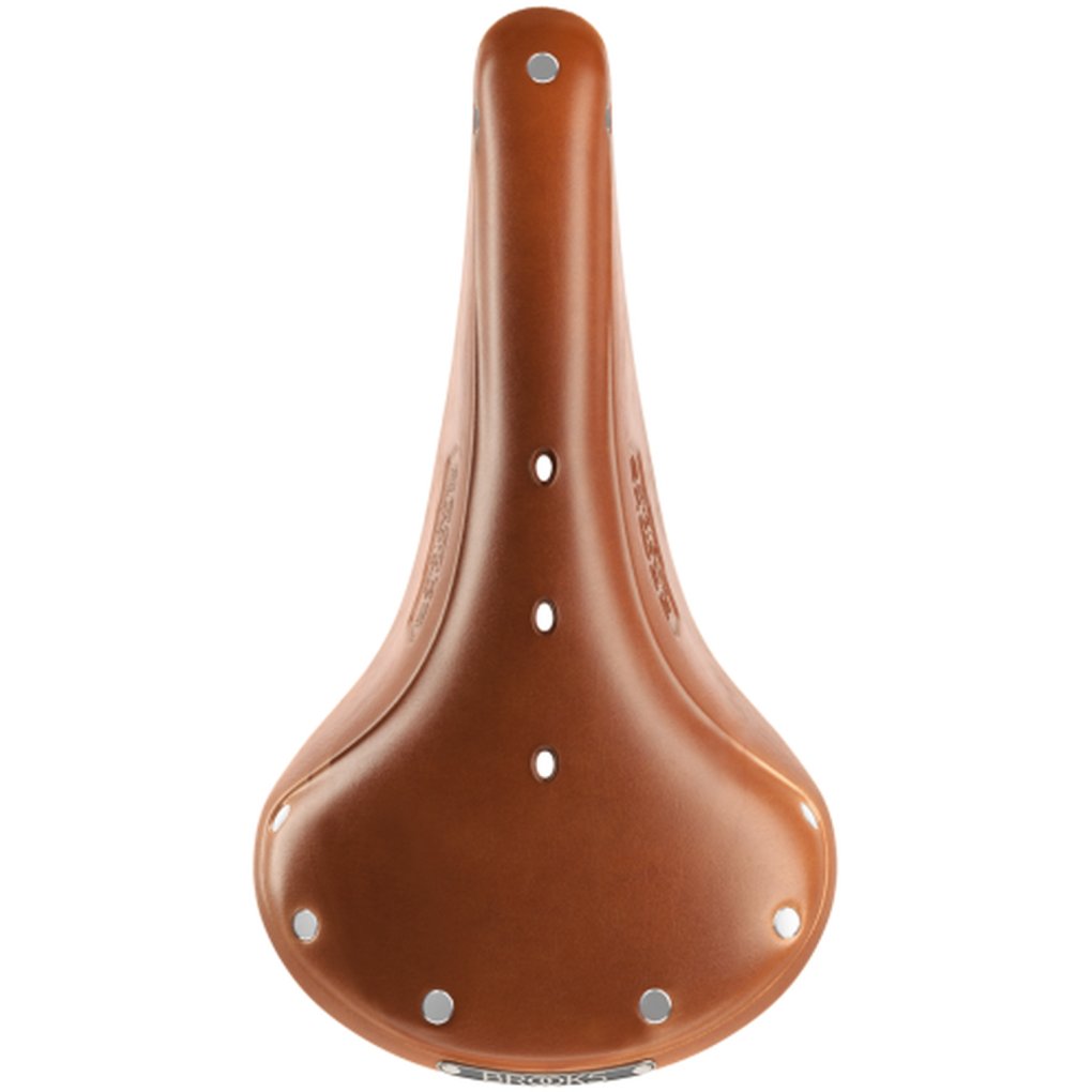 Brooks B17 Narrow Bend Leather Saddle - honey