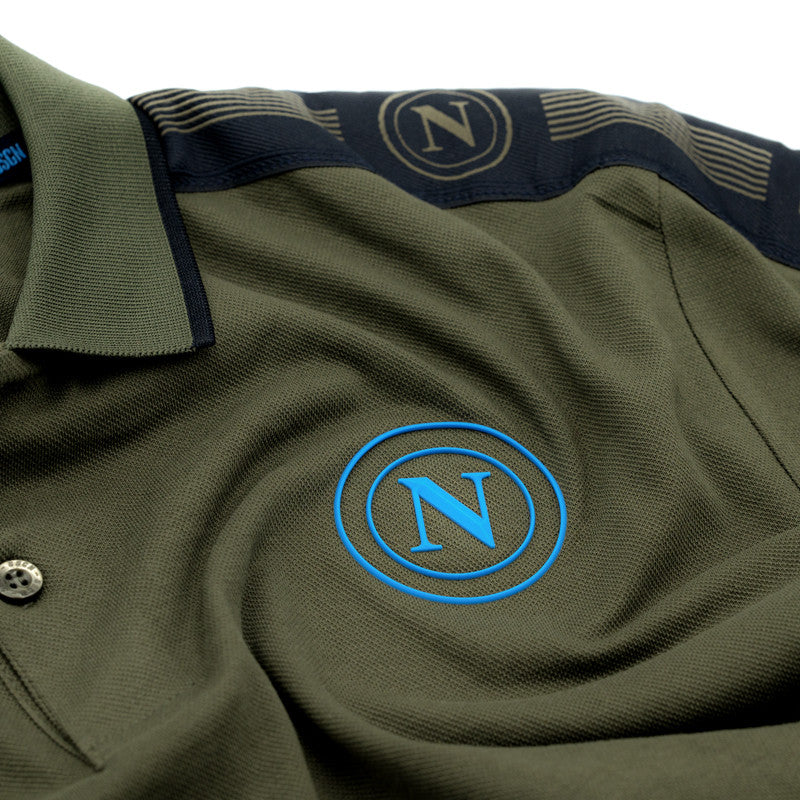 SSC Napoli Olive Night Polo Shirt for Kids 2024/2025