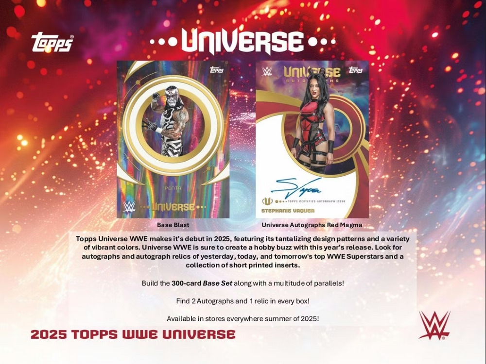 2025 Topps Universe WWE Hobby Box
