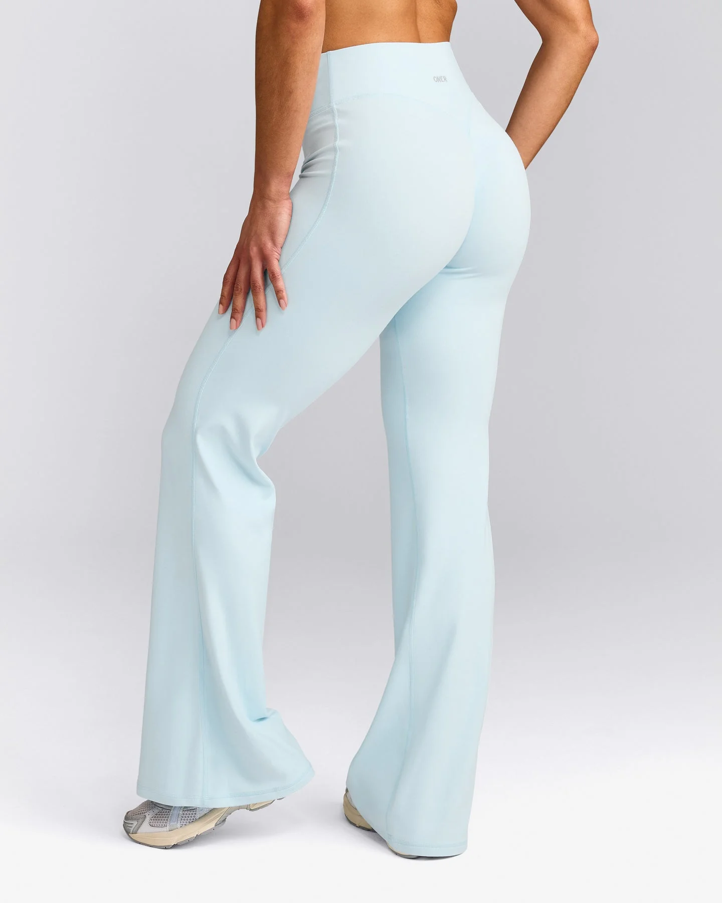SoftMotion™ Flared Bottoms with Grey Logo | Cloud Blue