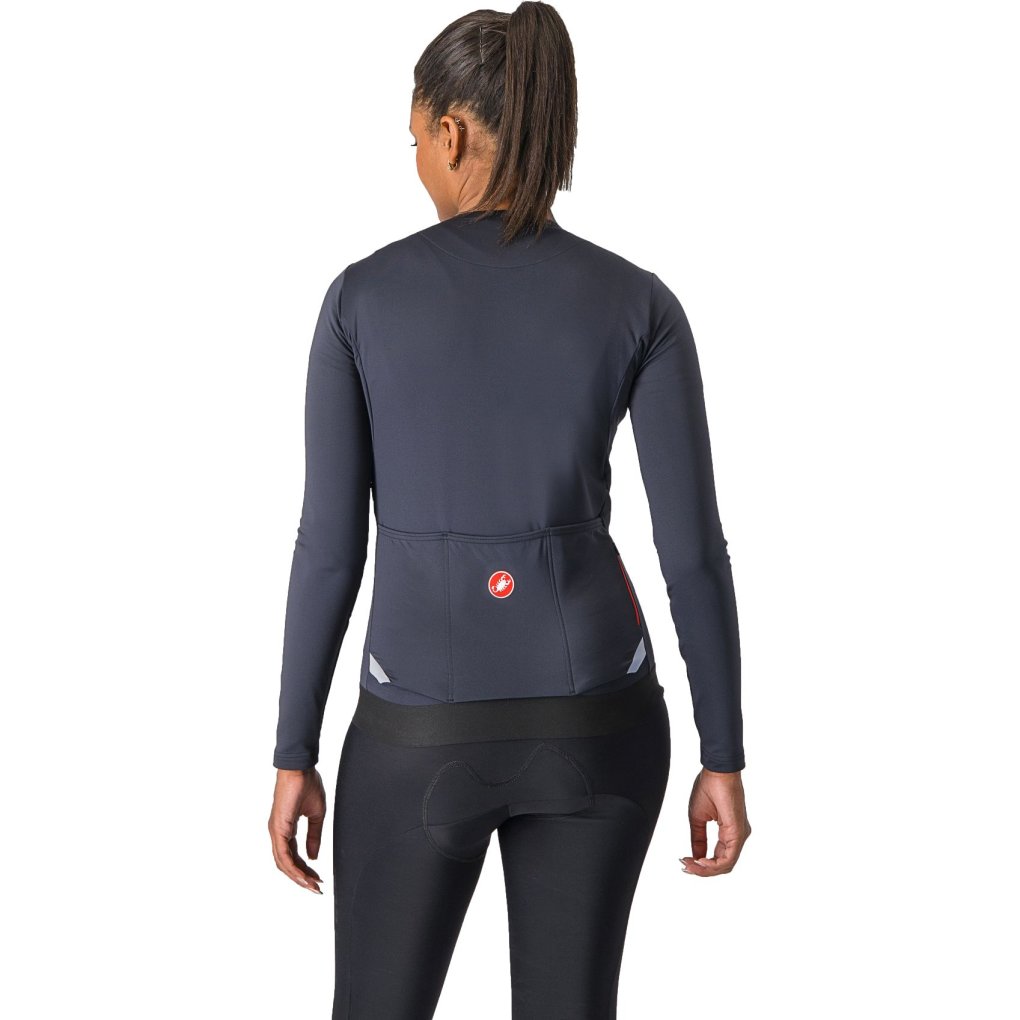 Castelli Fly LS Jersey Women - light black 085
