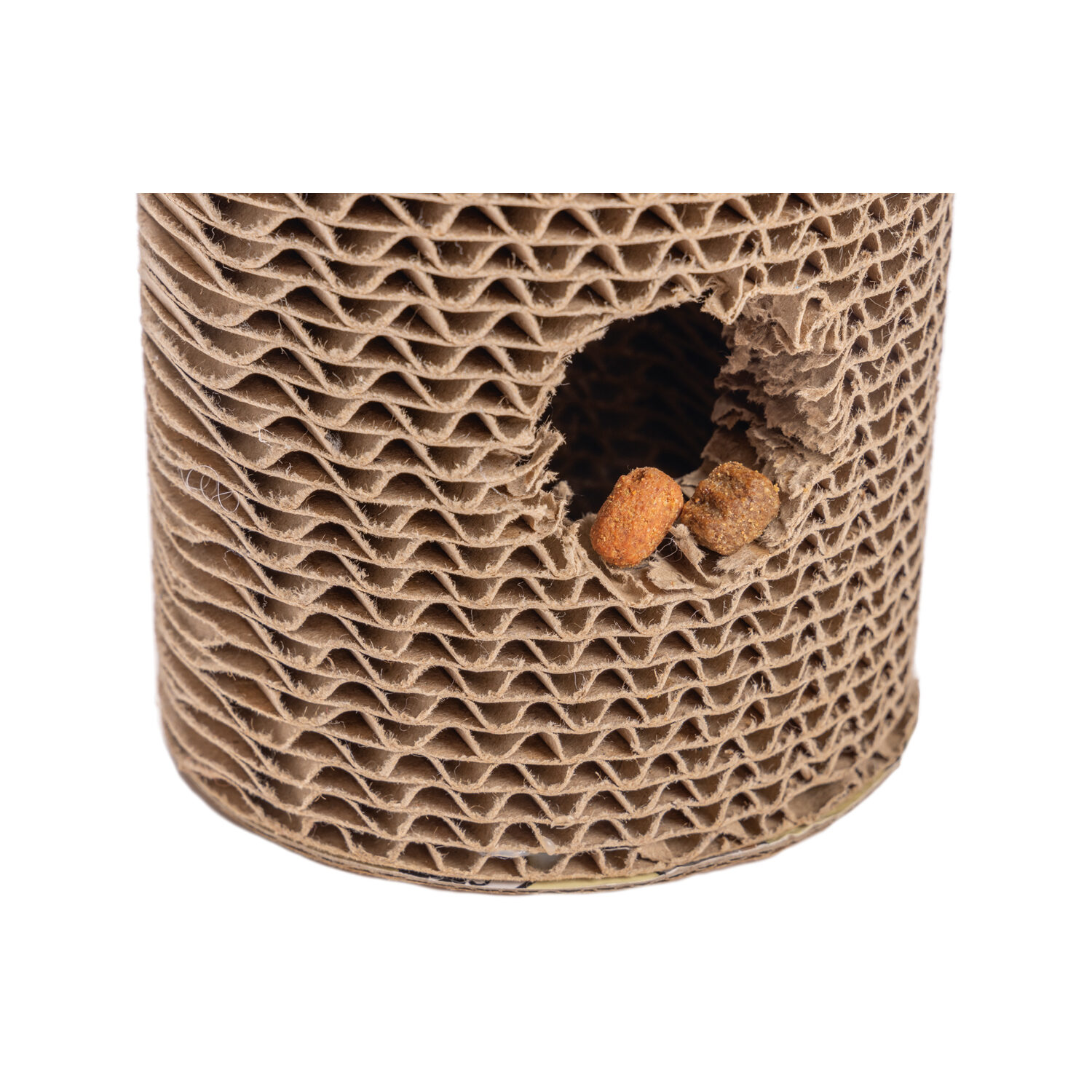 Beeztees Minus One Scratching Cylinder - Brown - 23 x 10 x 10 cm