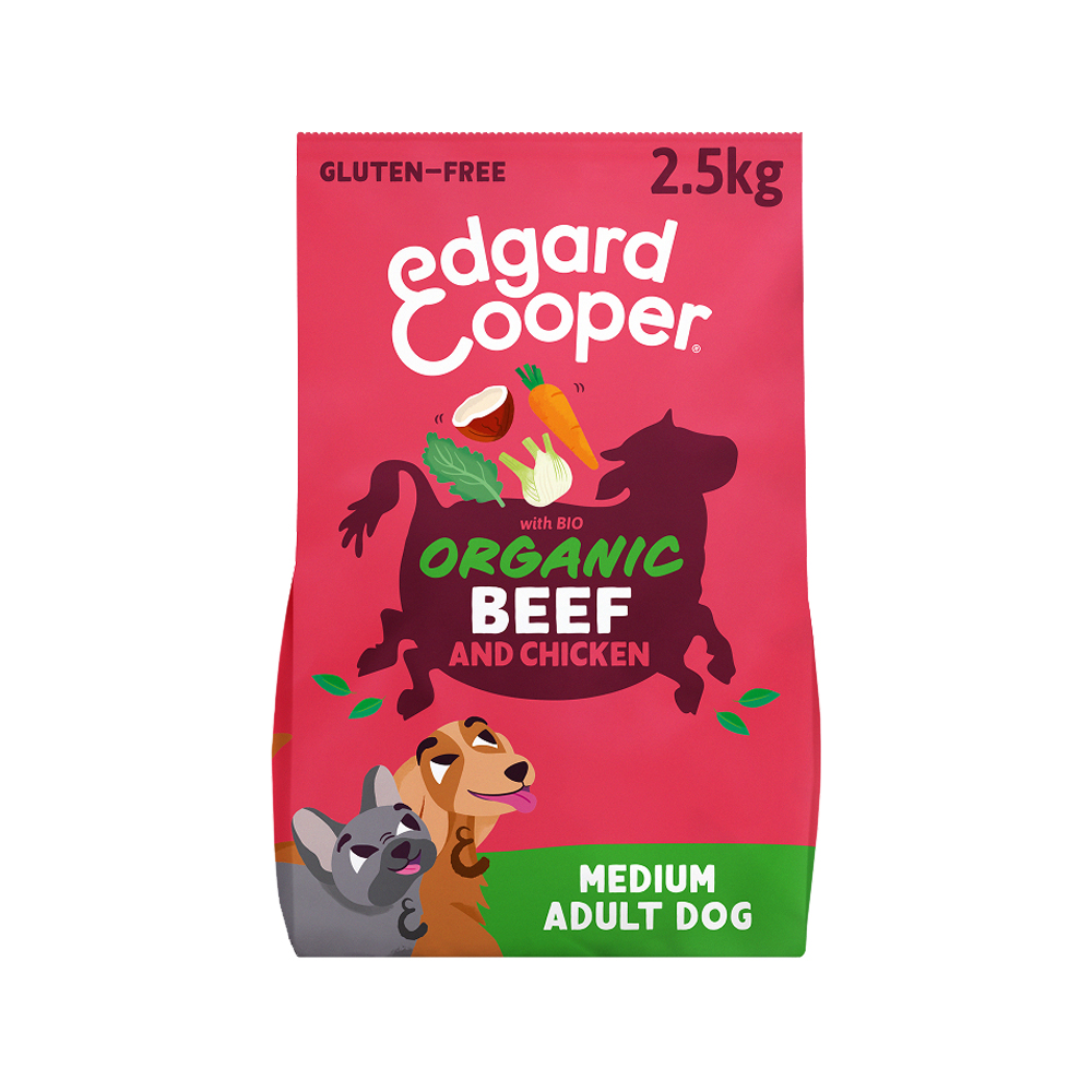 Edgard & Cooper Organic Adult - Beef & Chicken - 2,5kg