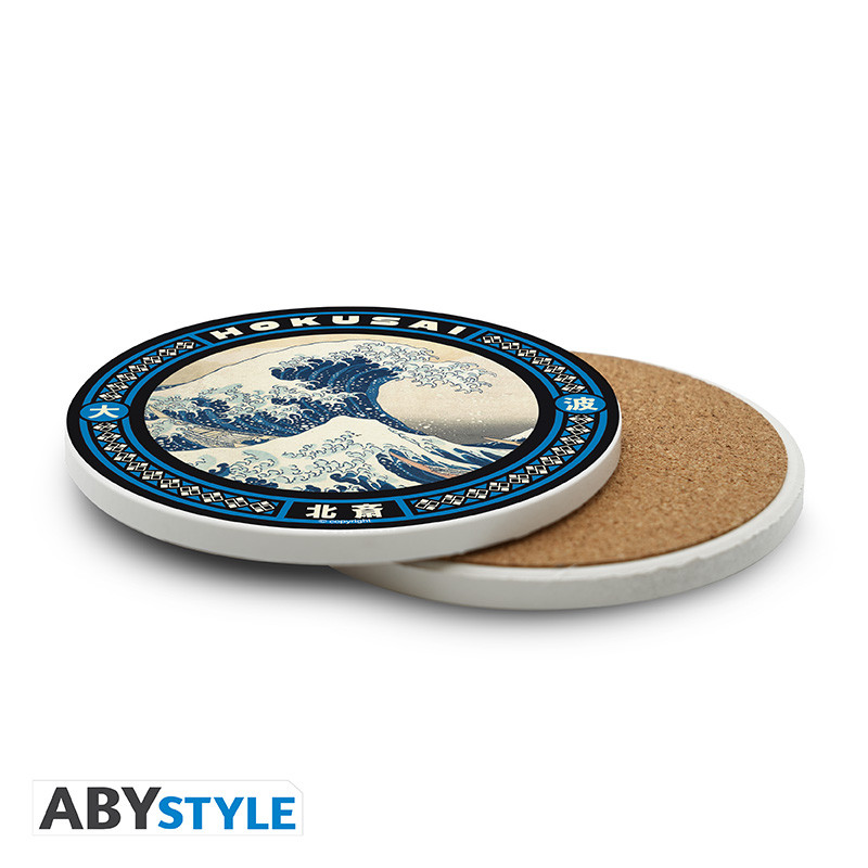 HOKUSAI Ceramic Coasters Great Wave