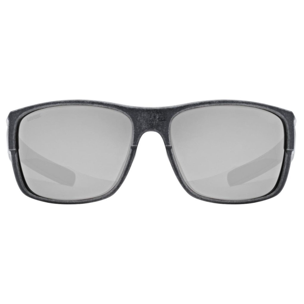 Uvex esntl urban Glasses - black matt/mirror silver