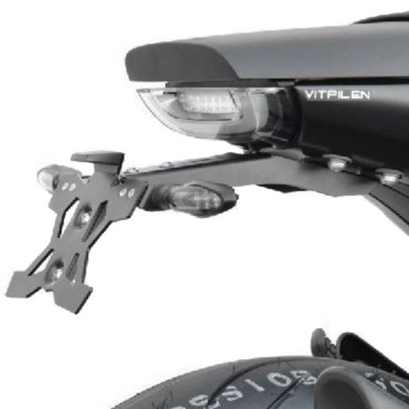 Top Block License Plate Mount – BlackHUSQVARNA 701 VITPILEN 701 - 2018 - 2022Ref: tb0395 / spehu02