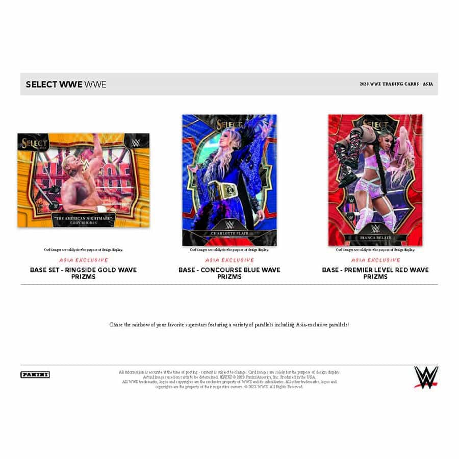2023 Panini Select WWE Wrestling Asia Tmall Box