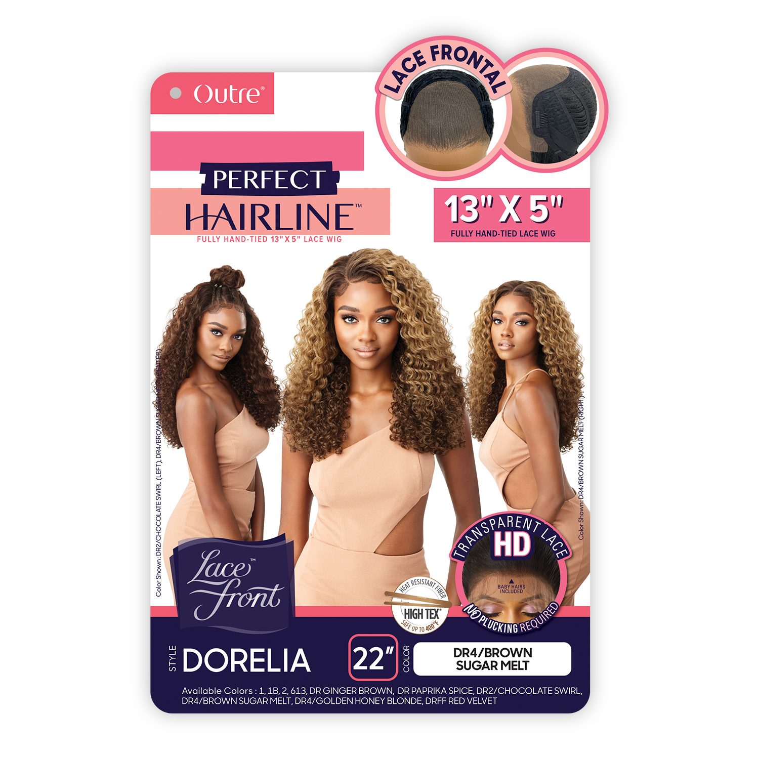 Outre HD Lace Front Wig Perfect Hairline Fully Hand-Tied 13X5 Lace Wig Dorelia