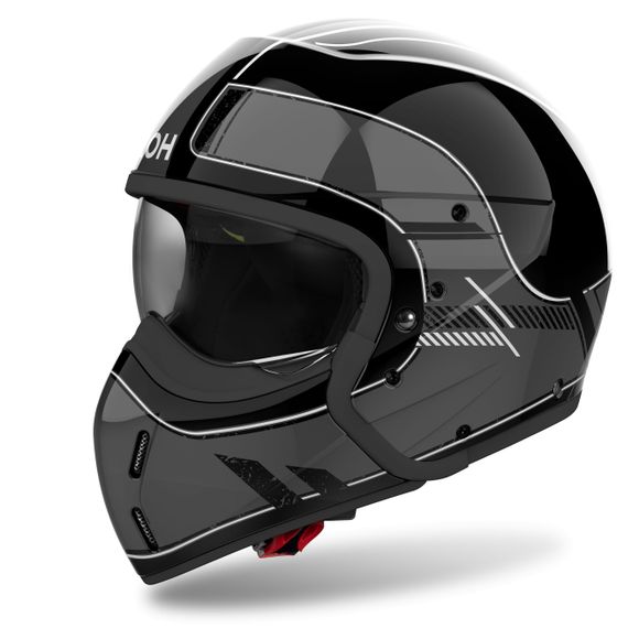 Casque modulable Airoh J110 - RASTER - GrisRef : AR1451