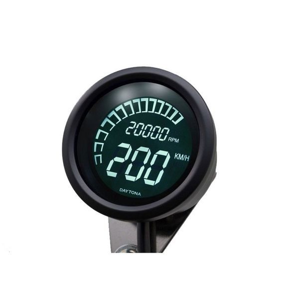Compteur Digital Daytona velona (vitesse et régime) Universel - GrisRef : 85836