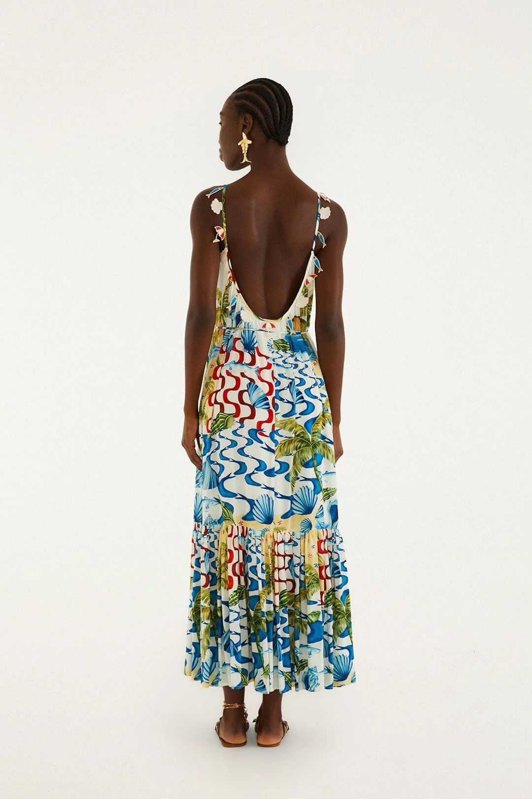 Rio Beach Off-White Maxi Dress