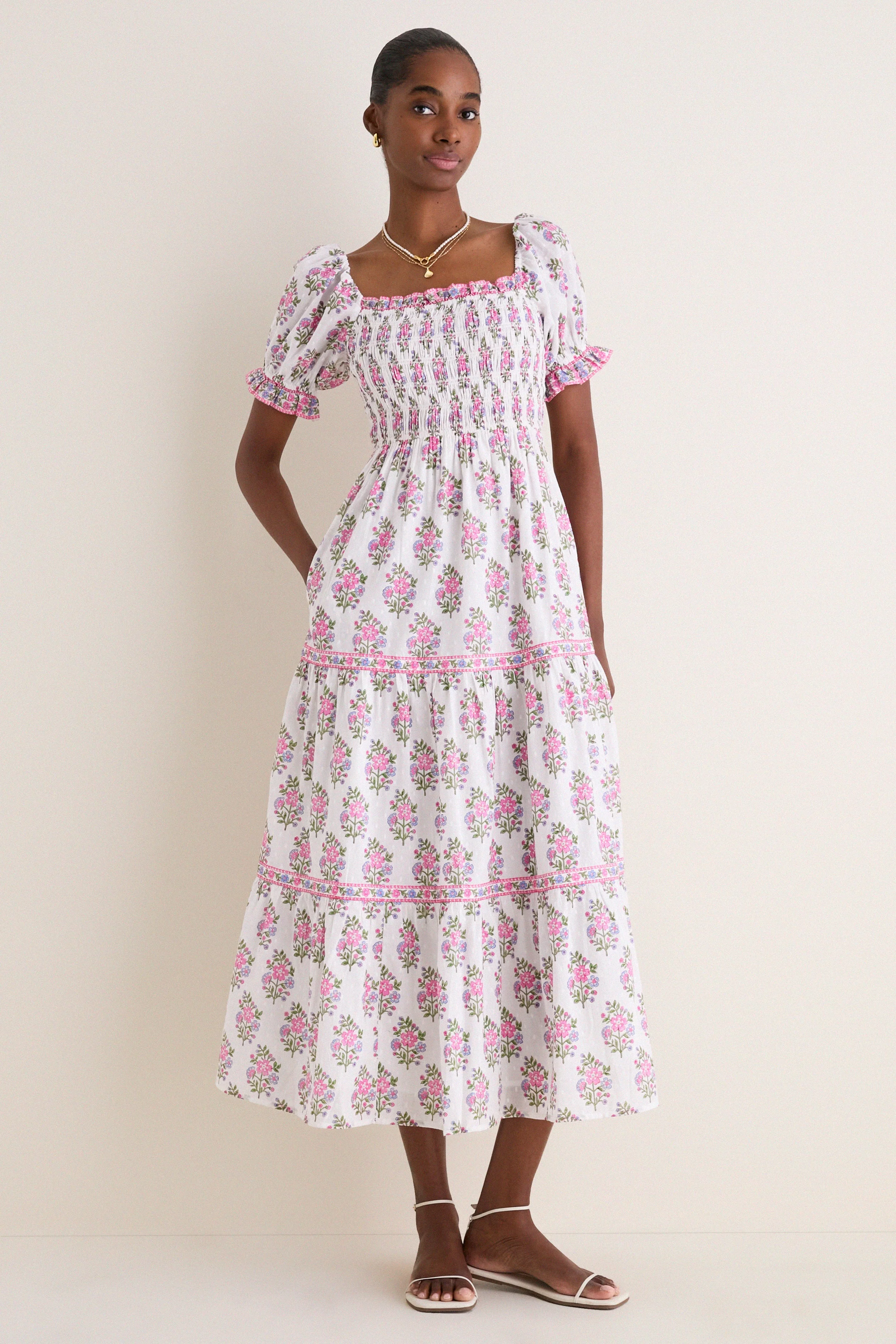 Schiffly Folk Posey Palermo Dress