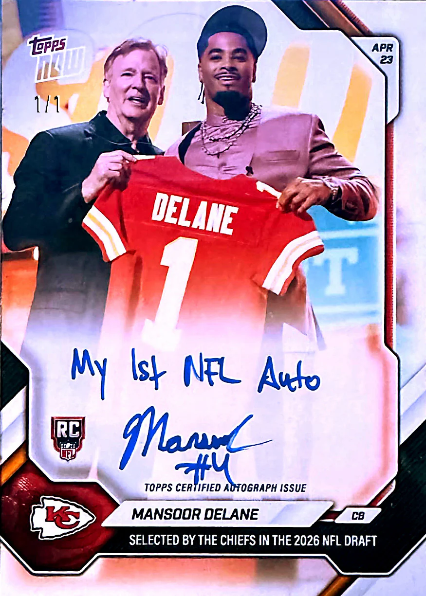 Mansoor Delane - 2026 NFL Topps NOW® - Card MDEL
