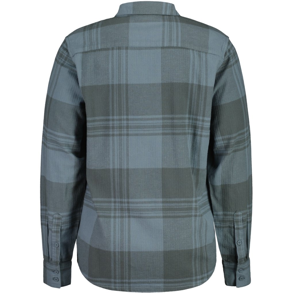 Maloja AblancaM. Organic Hemp Shirt Men - shaded sage check 1212