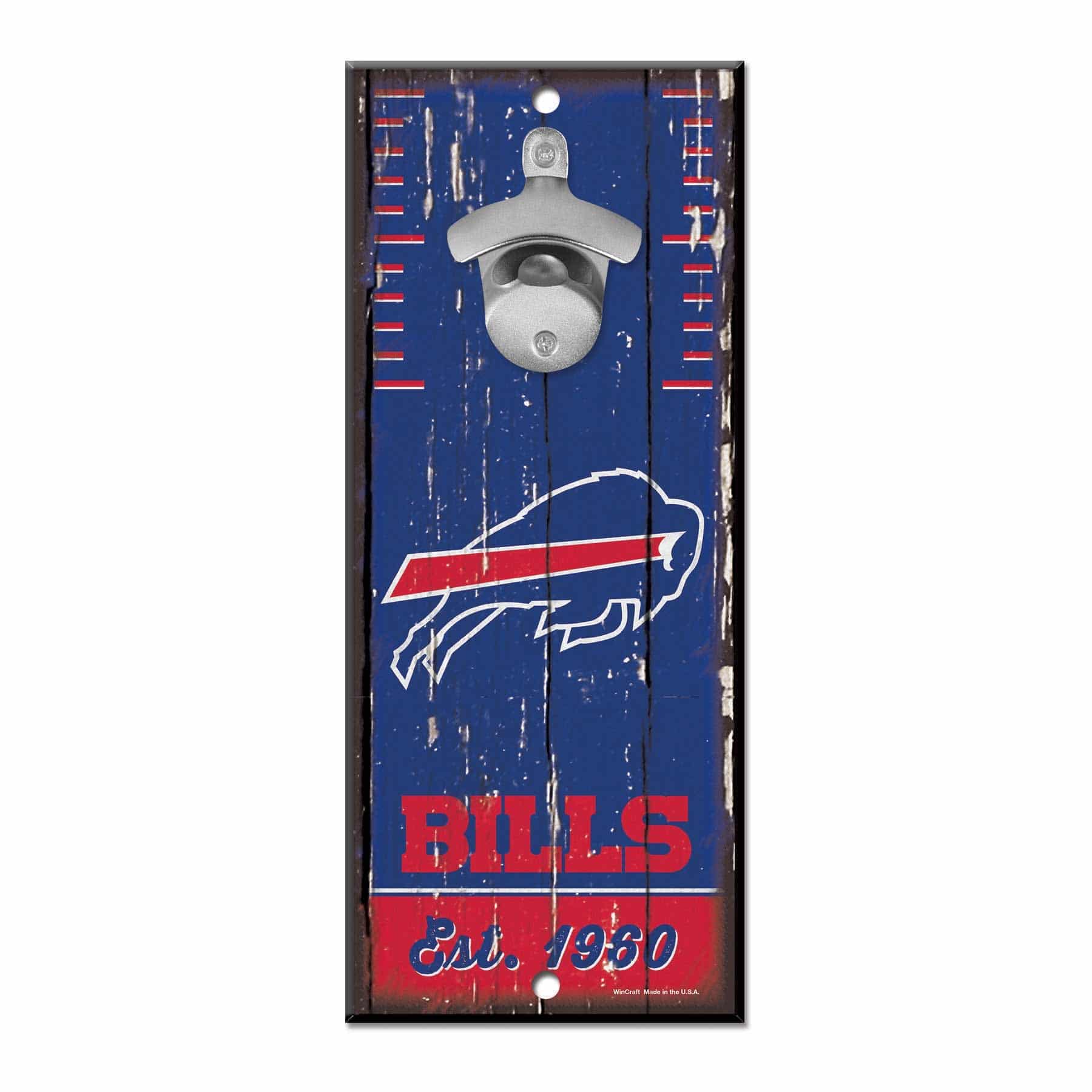 Buffalo Bills WinCraft NFL Bottle Opener Sign