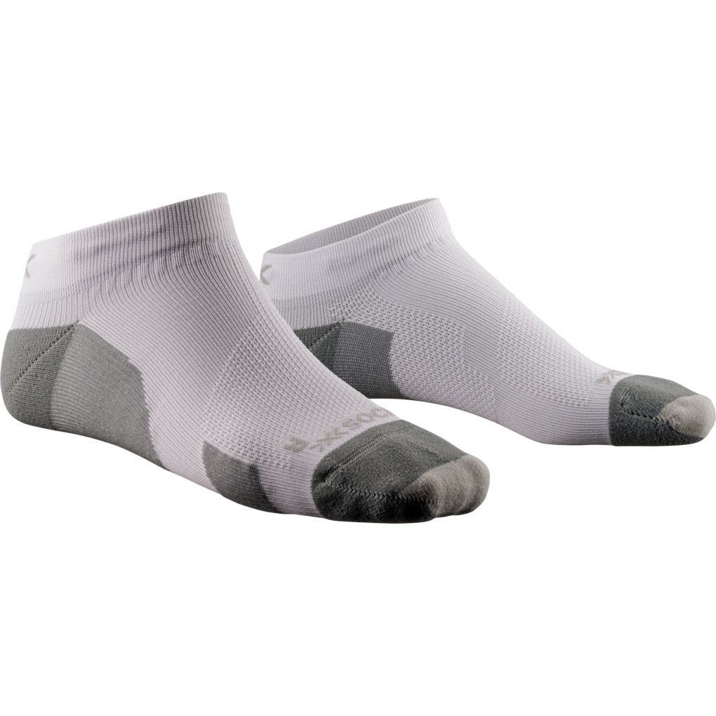 X-Socks Run Discover Low Cut Socks - arctic white/pearl grey