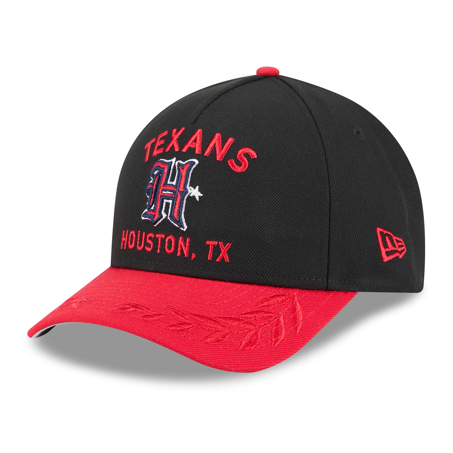 Houston Texans 2025 NFL Draft 9FORTY M-Crown A-Frame Snapback Cap Black