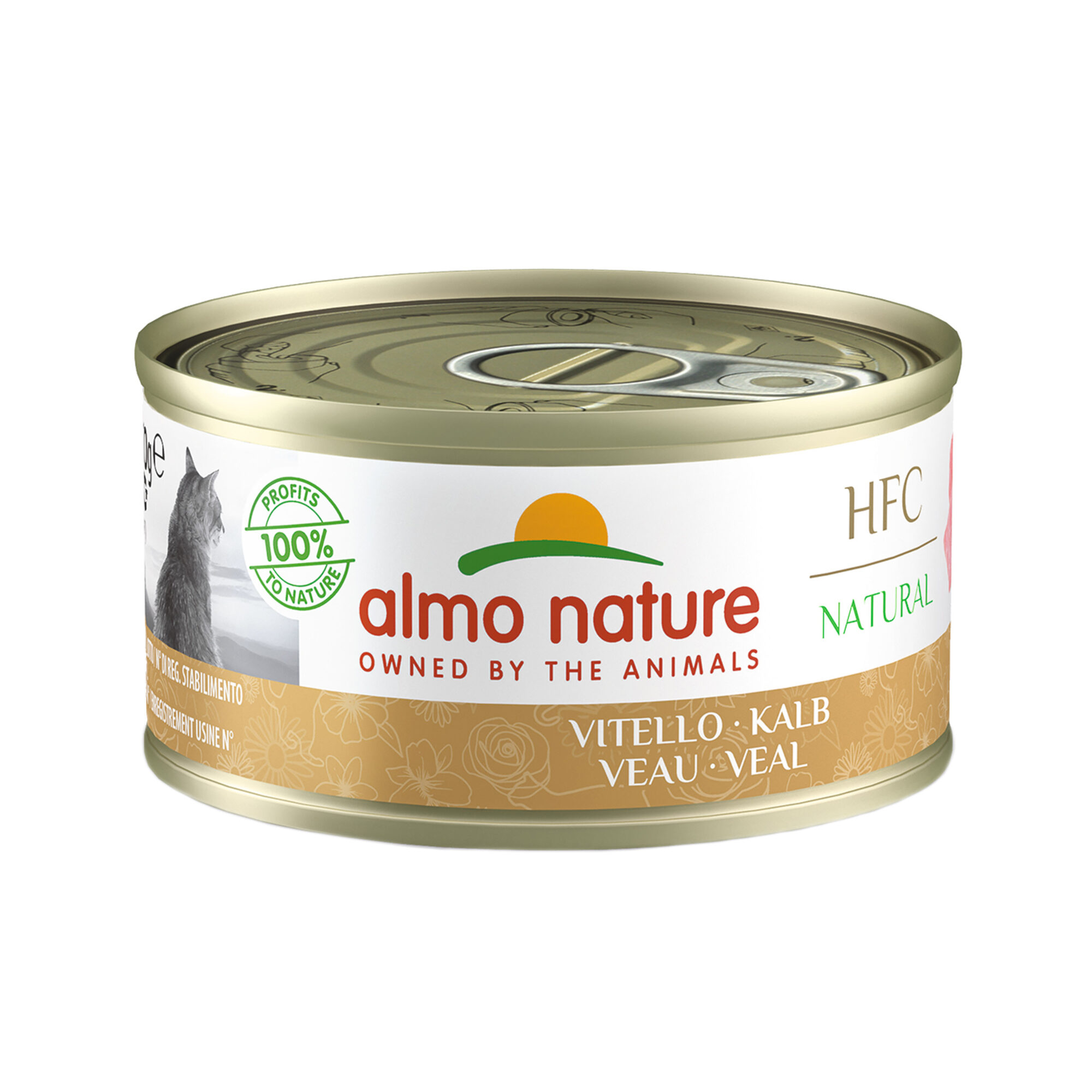 Almo Nature - Classic Veal - Cat Food - 24 x 70g