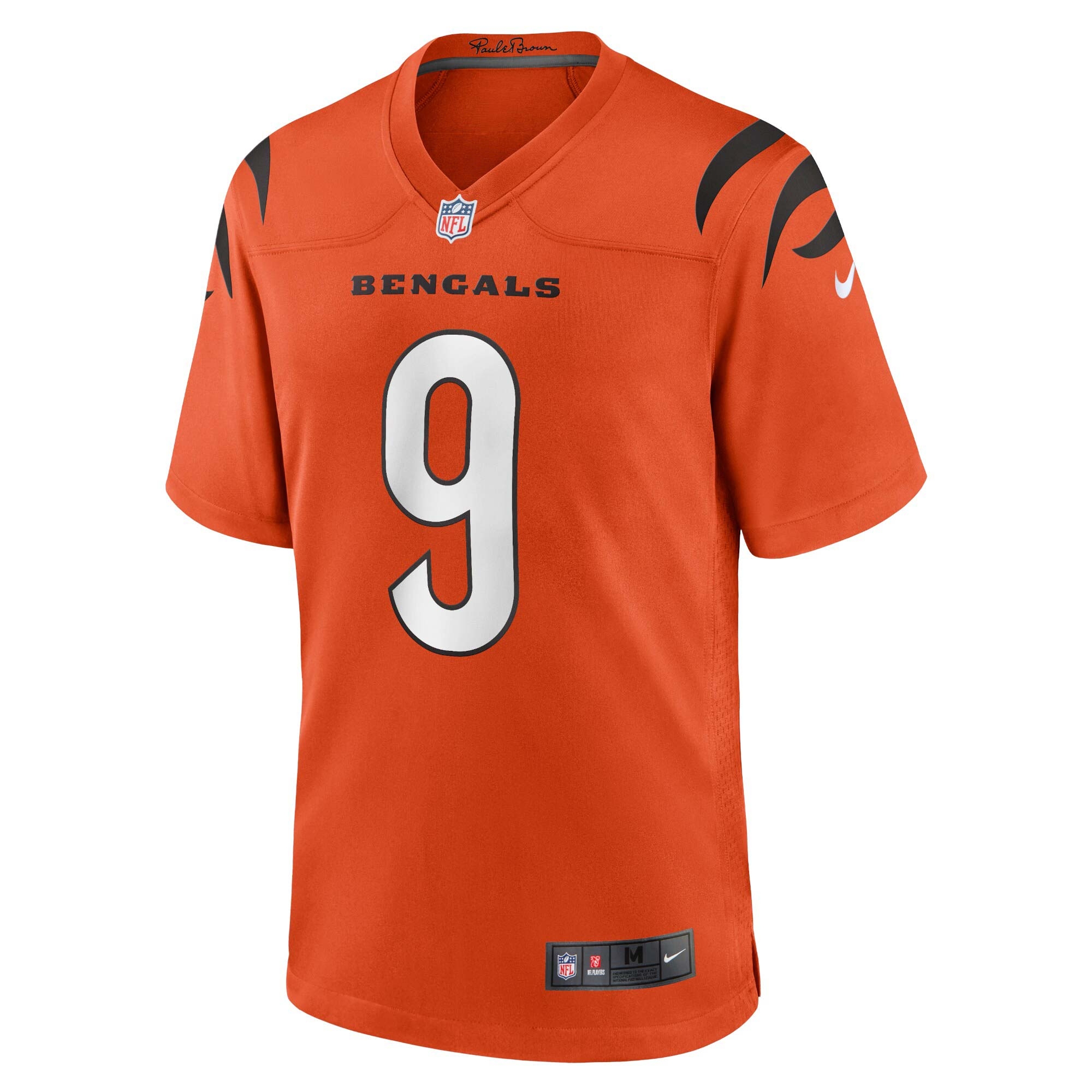 Joe Burrow #9 Cincinnati Bengals Nike Game NFL Jersey Alternate Orange