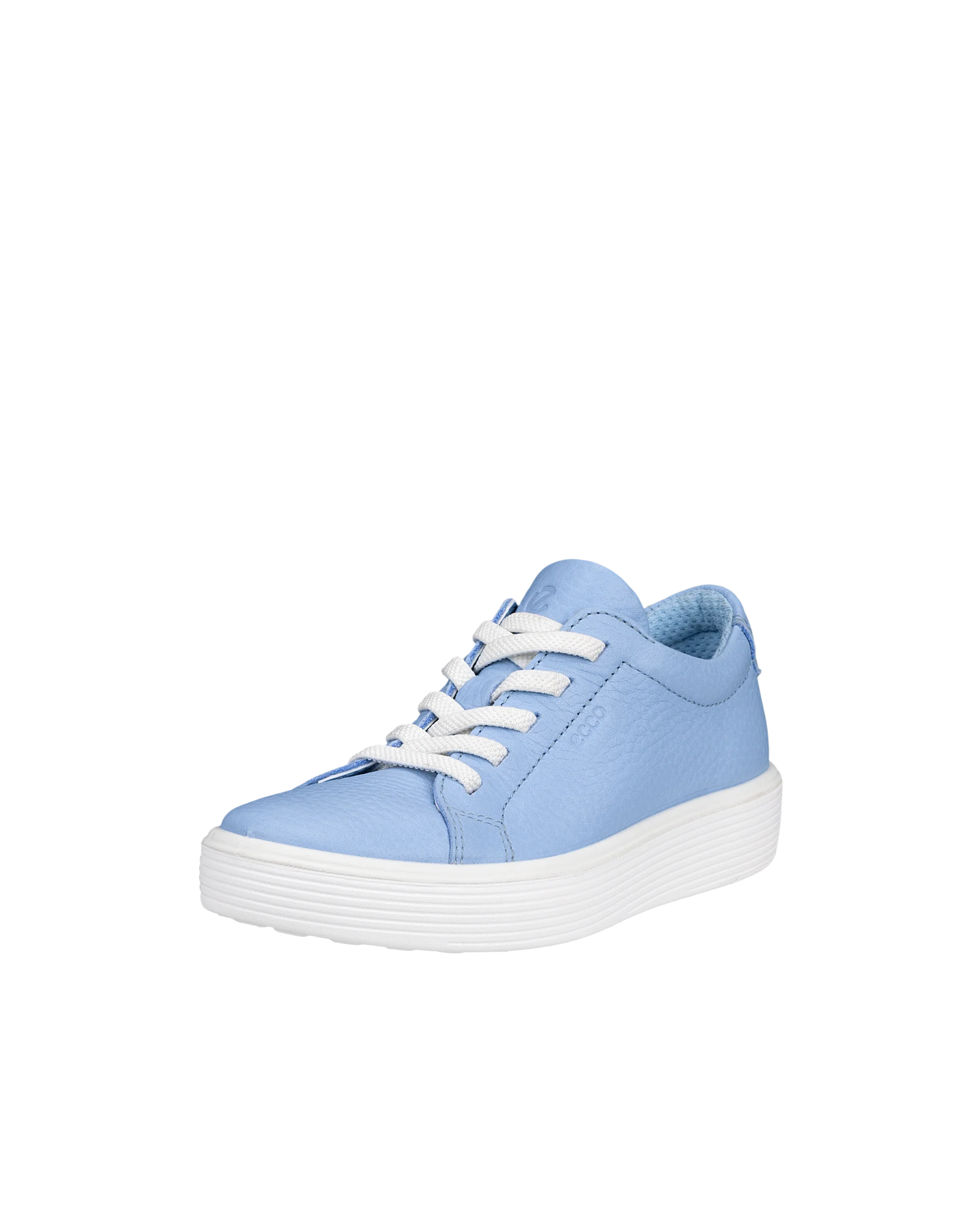 ECCO SOFT 60 K Kinder Ledersneaker Blau