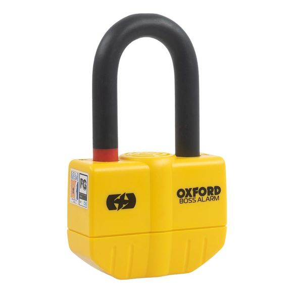 Oxford Anti-Theft Disc Lock OF3 Boss Alarm 14 mm (SRA) Universal - YellowRef: od0156 / of3