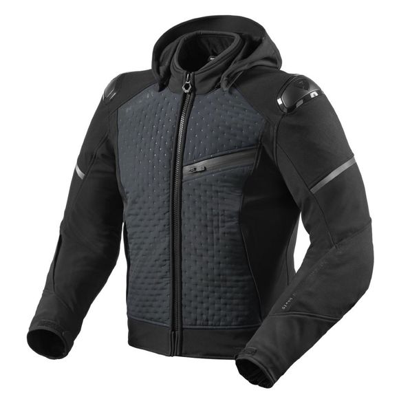 Motorcycle jacket Rev it Iridium H2O - BlackRef: RI1231