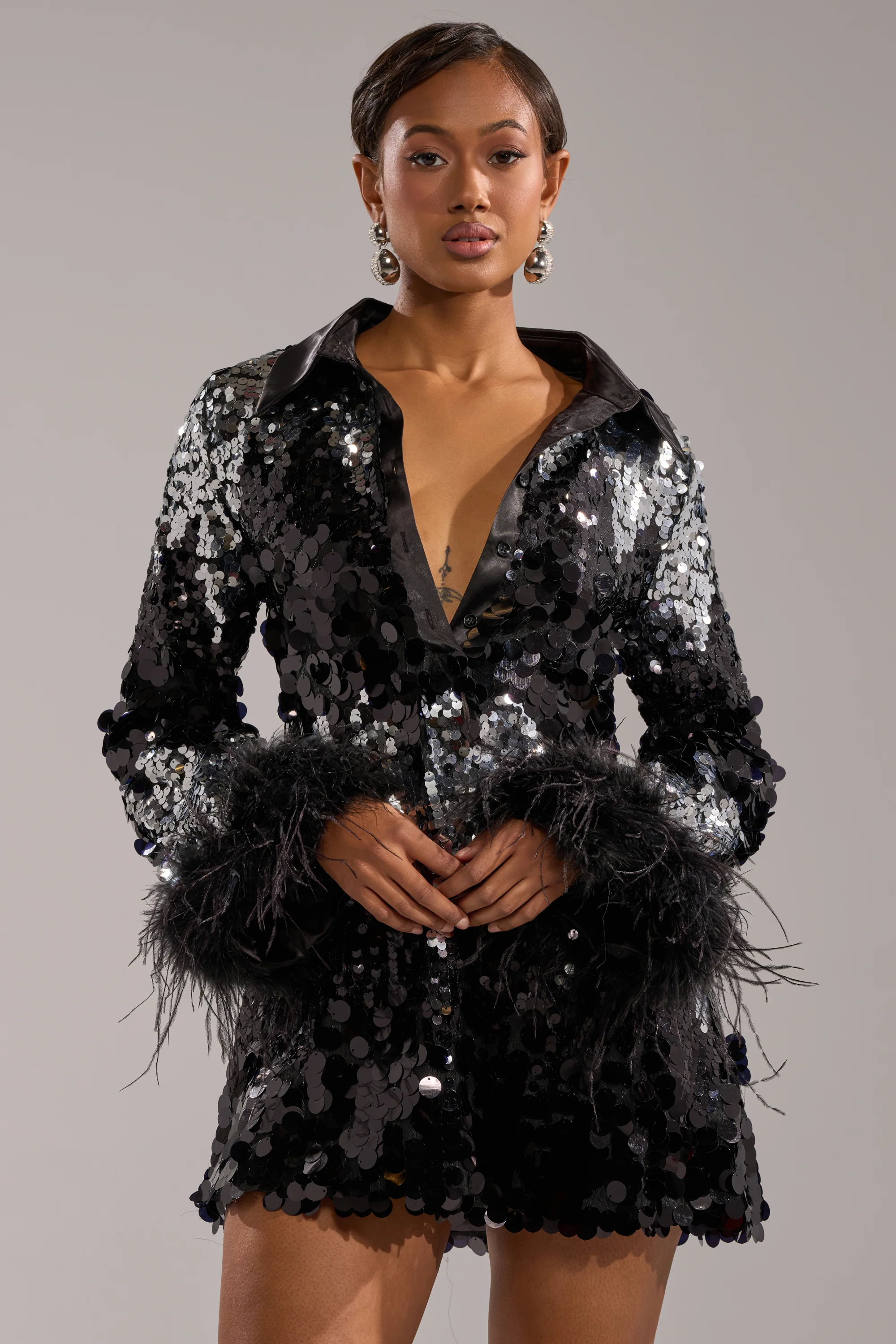 Sequins After Dark Mini Dress