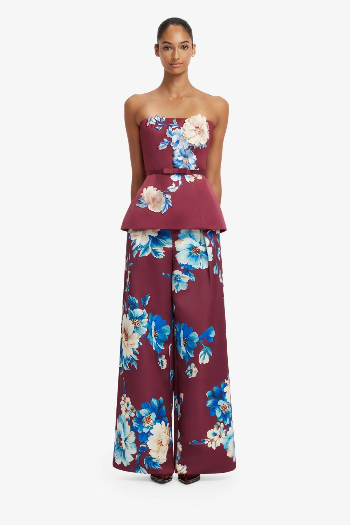 Elisha Wide Leg Pants - Cosmos Print