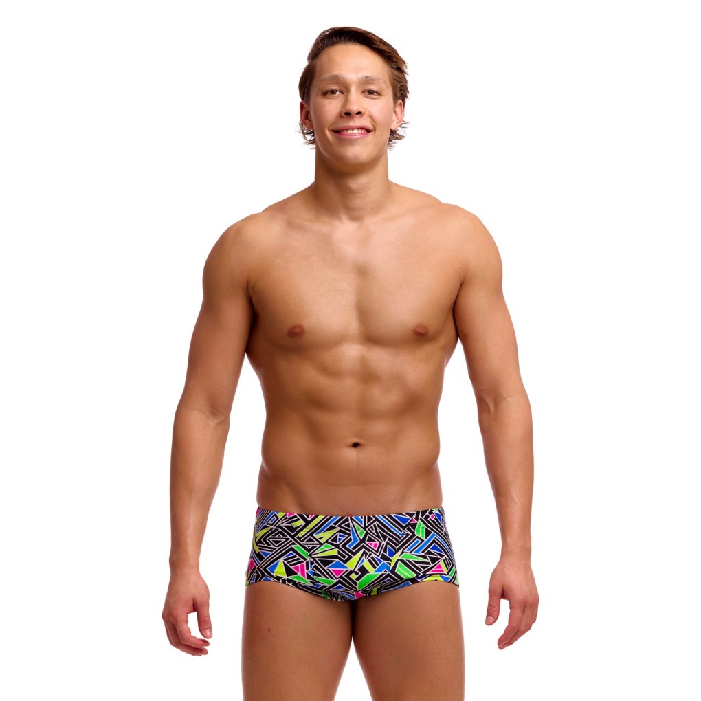 Funky Trunks Classic Eco Swim Trunks Men - Bits Of Peace
