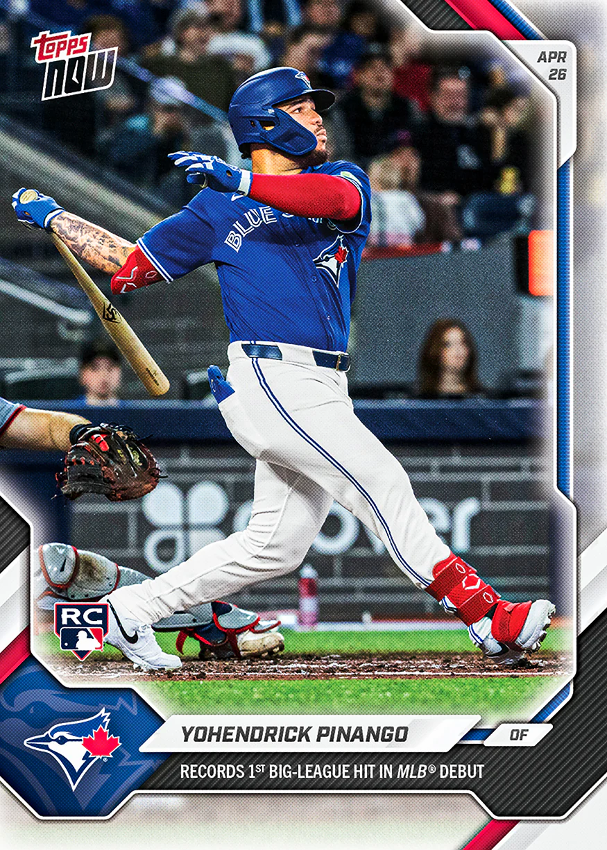 Yohendrick Pinango - 2026 MLB Topps NOW® - Card 127