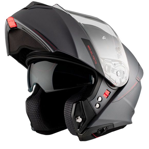 Casque modulable MT HELMETS GENESIS SV - SOLID - GrisRef : MTH0099