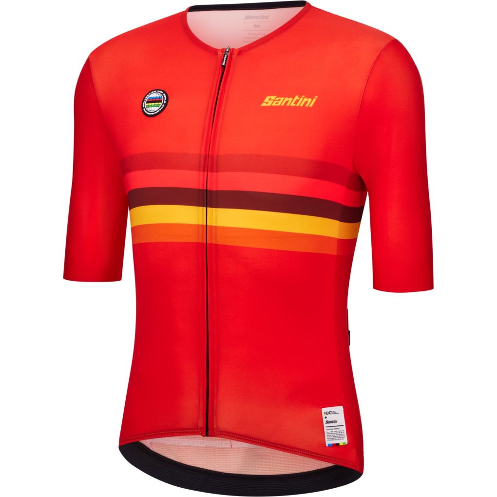 Santini UCI World Champion Jersey Men RE97175CUCIESP - Spain