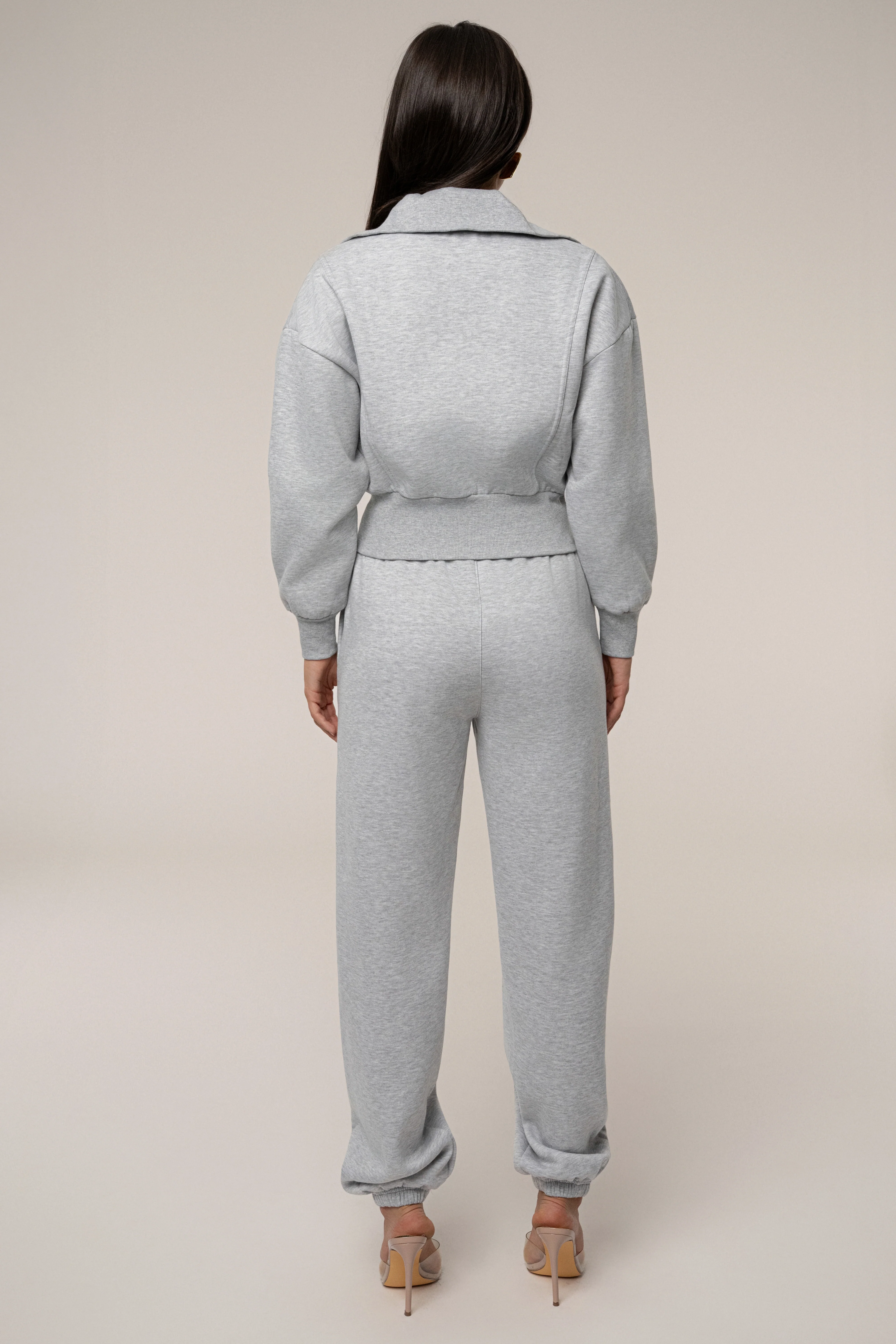 Heather Grey JLUXLABEL Logo Sweatpants